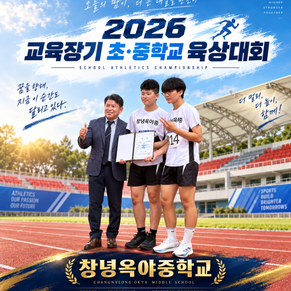 2026. 교육장기 초 · 중학교 육상 대회